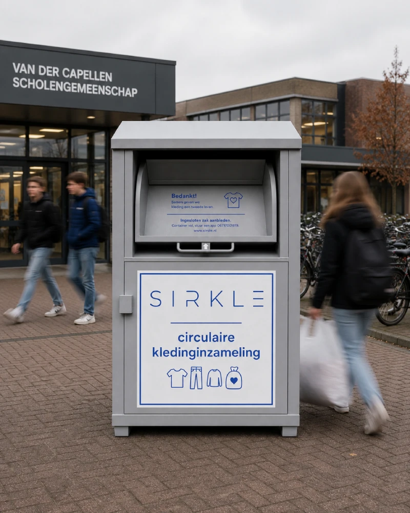 Sirkle-inzamelcontainers-school